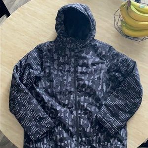 Boys kids Lands’ End winter jacket coat sz L husky